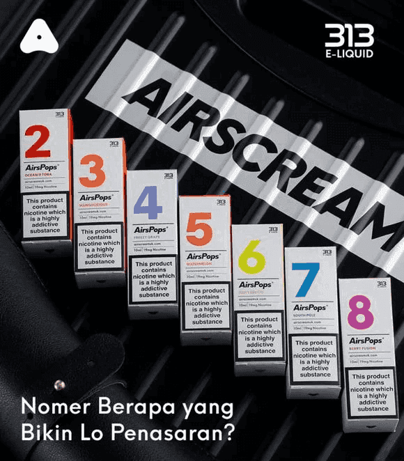 AIRSCREAM AIRSPOPS 313 數字電子煙小煙油 - Image 3
