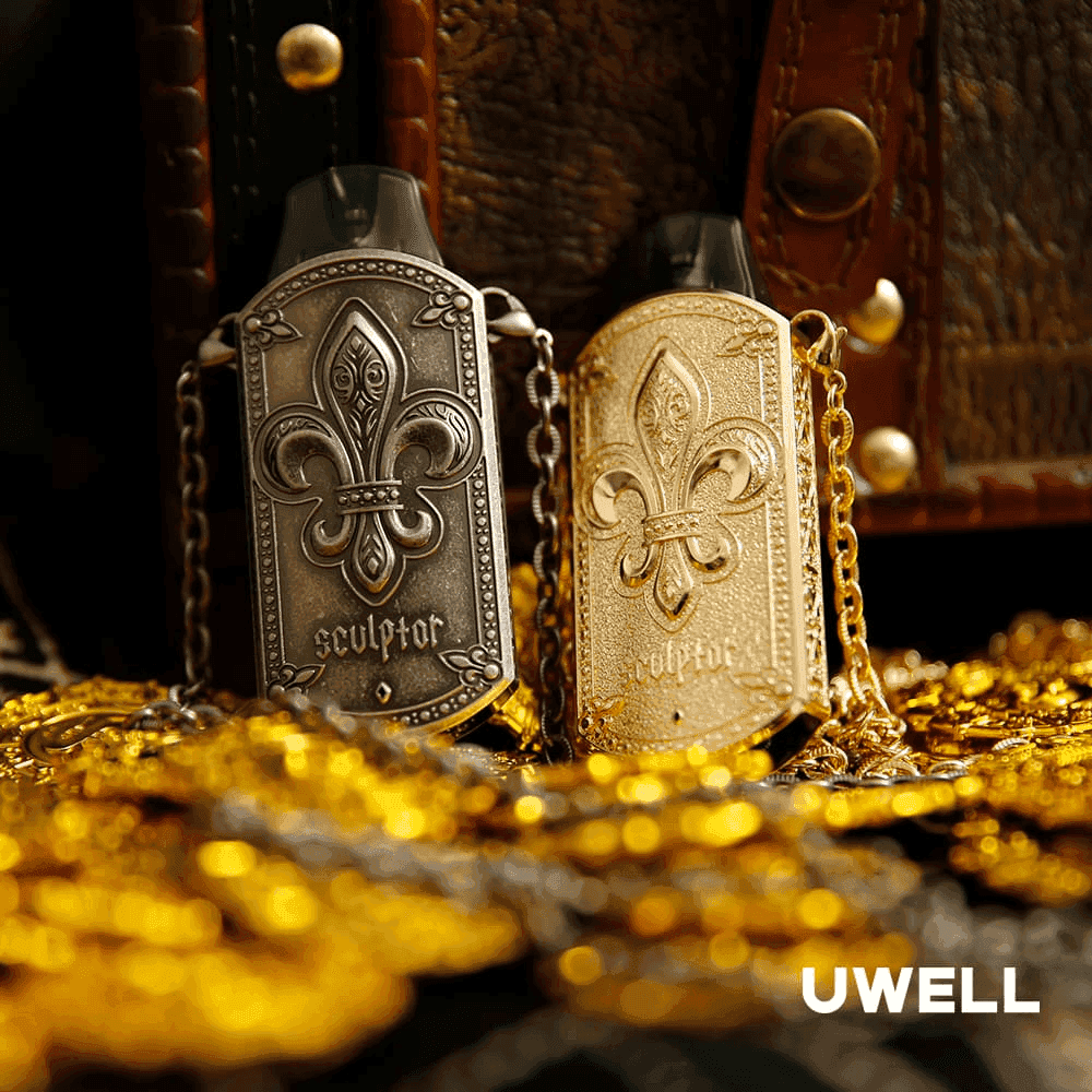 UWELL SCULPTOR電子煙雕塑家 11W電鍍金屬雕刻空倉煙彈 - Image 2