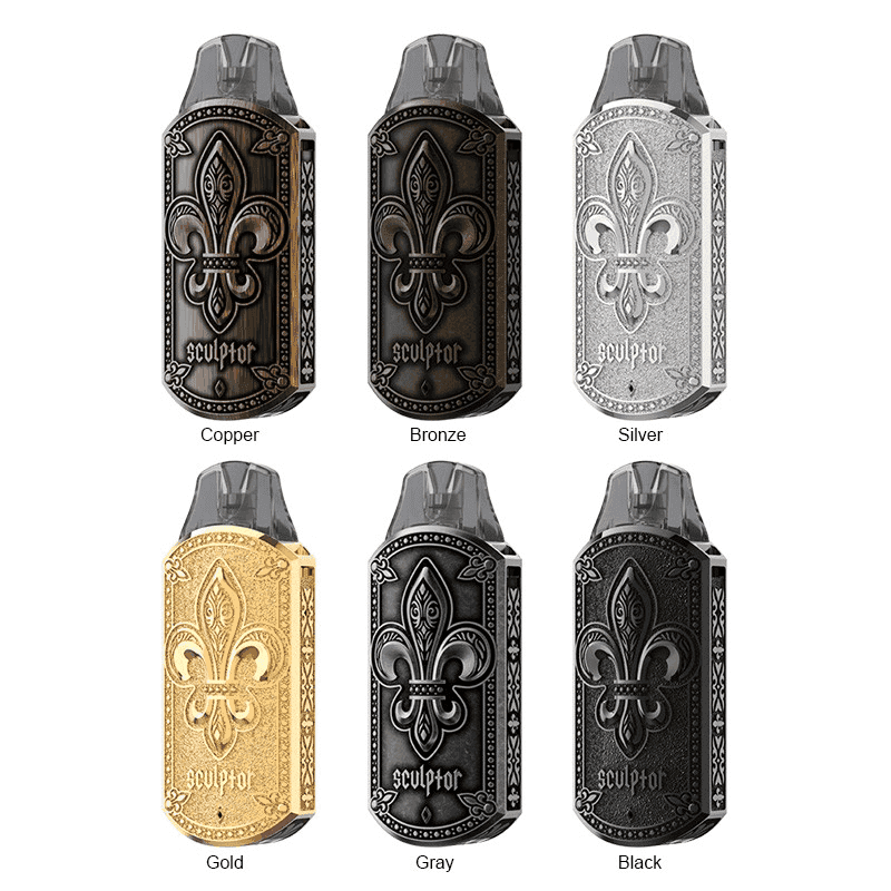 UWELL SCULPTOR電子煙雕塑家 11W電鍍金屬雕刻空倉煙彈 - Image 5