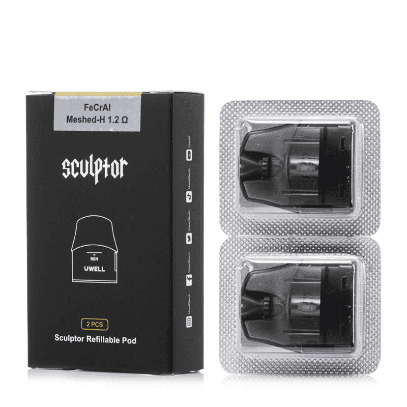 UWELL SCULPTOR電子煙雕塑家 11W電鍍金屬雕刻空倉煙彈 - Image 6