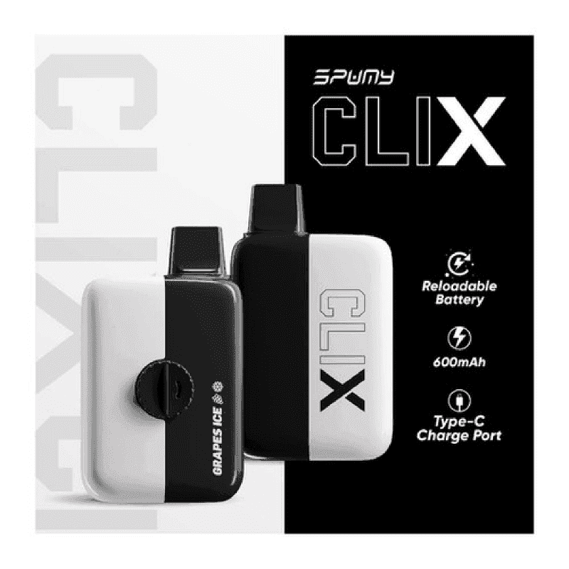 SPUMY Clix斯邦迷電子煙換彈一次性拋棄式7500口 - Image 4